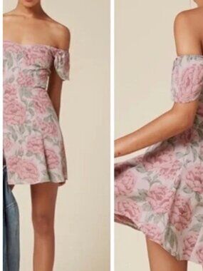 Reformation Floral Mini Dress XS